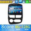 Renault Clio Android 13.0 Autoradio DVD GPS avec 8Go+128Go Bluetooth Telecommande au Volant DSP USB DAB 4G WiFi OBD2 CarPlay - 10" Android 13.0 Lecteur DVD GPS Radio Stéréo Navigation pour Renault Clio 4 (2012-2016)