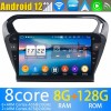Citroën C-Elysée Android 13.0 Autoradio DVD GPS avec 8Go+128Go Bluetooth Telecommande au Volant DSP USB DAB 4G WiFi OBD2 CarPlay - 10" Android 13.0 Lecteur DVD GPS Radio Stéréo Navigation pour Citroën C-Elysée (2013-2020)