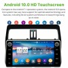 Toyota Land Cruiser Prado J150 Android 10.0 Autoradio DVD GPS avec 8-Core 4Go+64Go Bluetooth Parrot Telecommande au Volant DSP CD SD USB DAB 4G LTE WiFi CarPlay - 10" Android 10.0 Lecteur DVD GPS Radio Stéréo Navigation pour Toyota Land Cruiser Prado J150