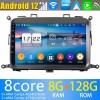Kia Carens Android 13.0 Autoradio DVD GPS avec 8Go+128Go Bluetooth Telecommande au Volant DSP USB DAB 4G WiFi OBD2 CarPlay - 9" Android 13.0 Lecteur DVD GPS Radio Stéréo Navigation pour Kia Carens (2013-2019)