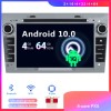 Opel Astra H Android 10.0 Autoradio DVD GPS avec Ecran tactile Commande au volant et Kit mains libres Bluetooth Micro DAB CD SD USB 4G WiFi TV MirrorLink OBD2 Carplay - Android 10 Autoradio Lecteur DVD GPS Compatible pour Opel Astra H (2004-2009)