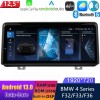 BMW F32/F33/F36 Android 13 Autoradio DVD GPS Navigation avec 8-Core 8Go+256Go Écran Tactile Bluetooth 5.0 Telecommande au Volant DSP SWC DAB WiFi 4G LTE CarPlay - 12,5" Android 13 Autoradio Lecteur Multimédia Stéréo pour BMW Série 4 F32/F33/F36 (2013-2016