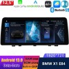 BMW X1 E84 Android 13 Autoradio DVD GPS Navigation avec 8-Core 8Go+256Go Écran Tactile Bluetooth 5.0 Telecommande au Volant DSP SWC DAB SD USB WiFi 4G LTE CarPlay - 12,5" Android 13.0 Autoradio Lecteur Multimédia Stéréo pour BMW X1 E84 (2009-2015)