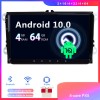 Skoda Rapid Android 10.0 Autoradio DVD GPS avec Ecran tactile Commande au volant et Kit mains libres Bluetooth Micro DAB CD SD USB 4G WiFi TV MirrorLink OBD2 Carplay - 9" Android 10 Autoradio Lecteur DVD GPS Compatible pour Skoda Rapid (2012-2018)