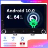 Kia Rio Android 10.0 Autoradio DVD GPS avec Ecran tactile Commande au volant et Kit mains libres Bluetooth Micro DAB CD SD USB 4G WiFi TV MirrorLink OBD2 Carplay - Android 10 Autoradio Lecteur DVD GPS Compatible pour Kia Rio (De 2017)