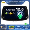 Hyundai i30 Android 12.0 Autoradio DVD GPS avec Commande au volant et Kit mains libres Bluetooth DAB USB 4G WiFi OBD2 Carplay - Android 12 Autoradio Lecteur DVD GPS pour Hyundai i30 (2017-2020)