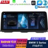 BMW Série 5 F10/F11 Android 13 Autoradio DVD GPS Navigation avec 8-Core 8Go+256Go Écran Tactile Bluetooth 5.0 Telecommande au Volant DSP SWC DAB SD USB WiFi 4G LTE CarPlay - 12,5" Android 13.0 Autoradio Lecteur Multimédia Stéréo pour BMW Série 5 F10/F11