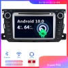 Smart ForTwo Android 10.0 Autoradio DVD GPS avec Ecran tactile Commande au volant et Kit mains libres Bluetooth Micro DAB CD SD USB 4G WiFi TV MirrorLink OBD2 Carplay - Android 10 Autoradio Lecteur DVD GPS Compatible pour Smart ForTwo W451 (2011-2014)
