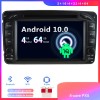 Mercedes M W163 Android 10.0 Autoradio DVD GPS avec Ecran tactile Commande au volant et Kit mains libres Bluetooth Micro DAB CD SD USB 4G WiFi TV MirrorLink OBD2 Carplay - Android 10 Autoradio Lecteur DVD GPS Compatible pour Mercedes M W163 (1998-2005)