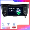 Nissan X-Trail Android 10.0 Autoradio DVD GPS avec Ecran tactile Commande au volant et Kit mains libres Bluetooth Micro DAB CD SD USB 4G WiFi TV MirrorLink OBD2 Carplay - Android 10 Autoradio Lecteur DVD GPS Compatible pour Nissan X-Trail (2013-2019)