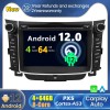 Hyundai i30 Android 12.0 Autoradio DVD GPS avec Commande au volant et Kit mains libres Bluetooth DAB USB 4G WiFi OBD2 Carplay - Android 12 Autoradio Lecteur DVD GPS Compatible pour Hyundai i30 (2012-2017)