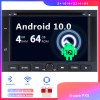 Peugeot Partner Android 10.0 Autoradio DVD GPS avec Ecran tactile Commande au volant et Kit mains libres Bluetooth Micro DAB CD SD USB 4G WiFi TV MirrorLink OBD2 Carplay - Android 10 Autoradio Lecteur DVD GPS Compatible pour Peugeot Partner (2008-2018)