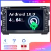 Kia Ceed Android 10.0 Autoradio DVD GPS avec Ecran tactile Commande au volant et Kit mains libres Bluetooth Micro DAB CD SD USB 4G WiFi TV MirrorLink OBD2 Carplay - Android 10 Autoradio Lecteur DVD GPS Compatible pour Kia Ceed (2009-2012)