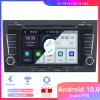 Audi A4 Android 12.0 Autoradio DVD GPS avec Commande au volant et Kit mains libres Bluetooth DAB 4G WiFi OBD2 Carplay - Android 12 Autoradio Lecteur DVD GPS Compatible pour Audi A4 B6/B7 (2000-2008)