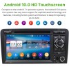 Audi A3 Android 13.0 Autoradio DVD GPS avec 8Go+128Go Bluetooth Parrot Telecommande au Volant DSP DAB 4G LTE WiFi CarPlay - 7" Android 13.0 Lecteur DVD GPS Radio Stéréo Navigation pour Audi A3 (2003-2013)