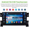 Suzuki Grand Vitara Android 10.0 Autoradio DVD GPS avec 8-Core 4Go+64Go Bluetooth Parrot Telecommande au Volant Micro DSP CD SD USB DAB 4G LTE WiFi TV OBD2 CarPlay - 7" Android 10.0 Lecteur DVD GPS Radio Stéréo Navigation pour Suzuki Grand Vitara (De 2005