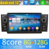 Fiat Grande Punto Android 13.0 Autoradio DVD GPS avec 8Go+128Go Bluetooth Telecommande au Volant DSP USB DAB 4G WiFi CarPlay - 7" Android 13.0 Lecteur DVD GPS Radio Stéréo Navigation pour Fiat Grande Punto (2006-2012)