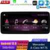 Mercedes W176 Android 13 Autoradio DVD GPS Navigation avec 8-Core 8Go+256Go Écran Tactile Bluetooth 5.0 Telecommande au Volant DSP SWC DAB WiFi 4G LTE CarPlay - 12,5" Android 13.0 Autoradio Lecteur Multimédia Stéréo pour Mercedes Classe A W176 (2016-2018)