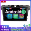 Mazda CX-7 Android 13.0 Autoradio Multimédia GPS avec 8-Core 6Go+128Go Commande au volant et Kit mains libres Bluetooth DAB DSP RDS USB 4G LTE WiFi CarPlay Sans fil - 9" Android 13 Autoradio Lecteur DVD GPS Compatible pour Mazda CX-7 (2007-2014)