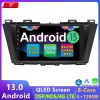 Mazda 5 Android 13.0 Autoradio Multimédia GPS avec 8-Core 6Go+128Go Commande au volant et Kit mains libres Bluetooth DAB DSP RDS USB 4G LTE WiFi CarPlay Sans fil - 9" Android 13 Autoradio Lecteur DVD GPS Compatible pour Mazda 5 (2010-2015)