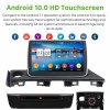 Mazda 6 Android 10.0 Autoradio DVD GPS avec 8-Core 4Go+64Go Bluetooth Parrot Telecommande au Volant Micro DSP CD SD USB DAB 4G LTE WiFi TV MirrorLink OBD2 CarPlay - 9" Android 10.0 Lecteur DVD GPS Radio Stéréo Navigation pour Mazda 6 (2015-2018)