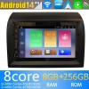 Citroën Jumper Android 14.0 Autoradio DVD GPS avec 8G+256G Bluetooth DAB USB DSP 4G WiFi Caméra 360° CarPlay Android Auto - 7" Android 14 Autoradio Stéréo de Voiture Multimédia GPS Navigation pour Citroën Jumper (2006-2015)