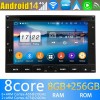 Peugeot 307 Android 14.0 Autoradio DVD GPS avec 8G+256G Bluetooth DAB USB DSP 4G WiFi Caméra 360° CarPlay Android Auto - 7" Android 14 Autoradio Stéréo de Voiture Multimédia GPS Navigation pour Peugeot 307 (2001-2011)