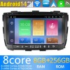 Kia Sorento Android 14.0 Autoradio DVD GPS avec 8G+256G Bluetooth DAB USB DSP 4G WiFi Caméra 360° CarPlay Android Auto - 8" Android 14 Autoradio Stéréo de Voiture Multimédia GPS Navigation pour Kia Sorento (2013-2015)