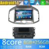 Chevrolet Captiva Android 13.0 Autoradio DVD GPS avec 8Go+128Go Bluetooth Telecommande au Volant DSP CD USB DAB 4G WiFi OBD2 CarPlay - 8" Android 13.0 Lecteur DVD GPS Radio Stéréo Navigation pour Chevrolet Captiva (2012-2017)