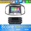 Chevrolet Captiva Android 14.0 Autoradio DVD GPS avec 8G+256G Bluetooth DAB USB DSP 4G WiFi Caméra 360° CarPlay Android Auto - 8" Android 14 Autoradio Stéréo de Voiture Multimédia GPS Navigation pour Chevrolet Captiva (2012-2017)