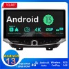 Jeep Wrangler Android 14.0 Autoradio Multimédia GPS avec 6Go+128Go Commande au volant et Kit mains libres Bluetooth DAB DSP USB 4G WiFi CarPlay Sans fil - 10,88" Android 14.0 Autoradio Lecteur DVD GPS pour Jeep Wrangler JL (2018-2022)