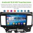 10" Android 10.0 Lecteur DVD GPS Radio Stéréo Navigation pour Mitsubishi Lancer (2006-2016)-1