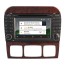 Android 12 Autoradio Lecteur DVD GPS Compatible pour Mercedes Classe S W220 (1998-2005)-3