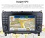7" Android 10.0 Autoradio Lecteur DVD GPS Compatible pour Mercedes CLK W209 (2005-2012)-3