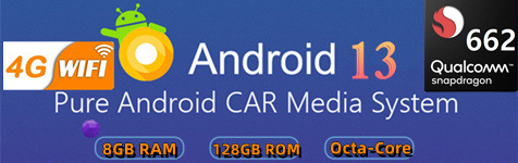 Autoradio Android 13.0 pour Mercedes Classe C W204-6