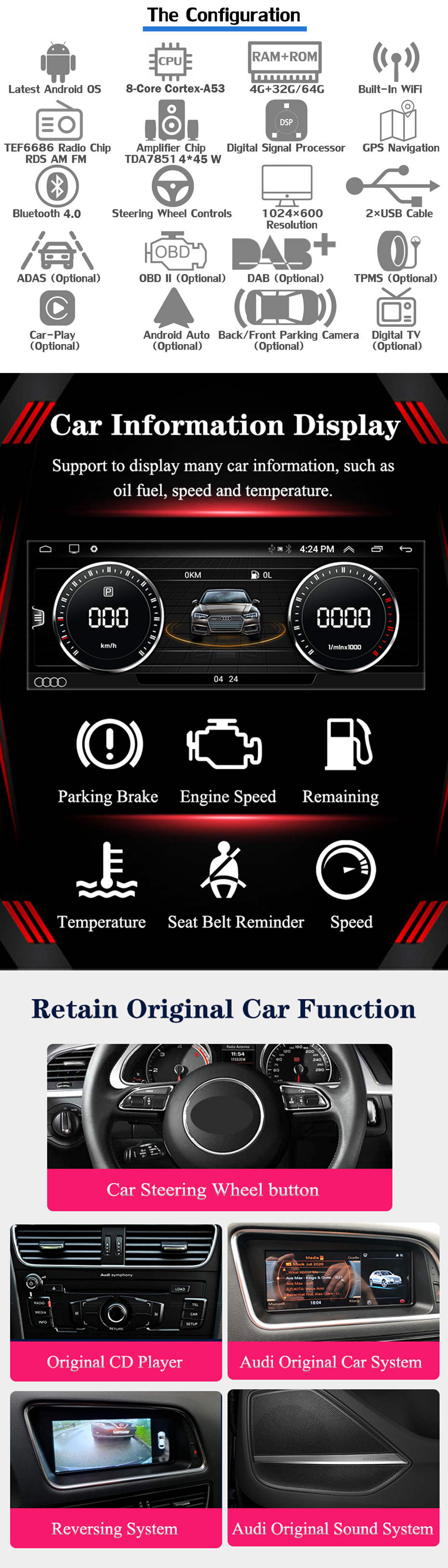 Android 11.0 pour Audi Q7-1