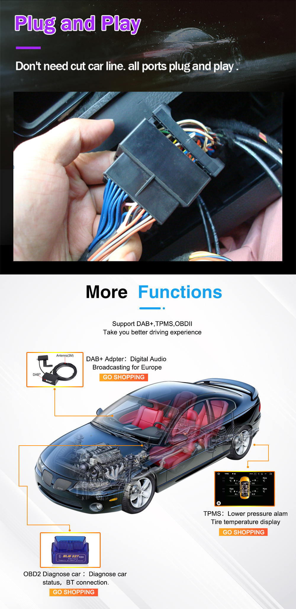 Autoradio Android 12.0 pour Mercedes CLS C218-7